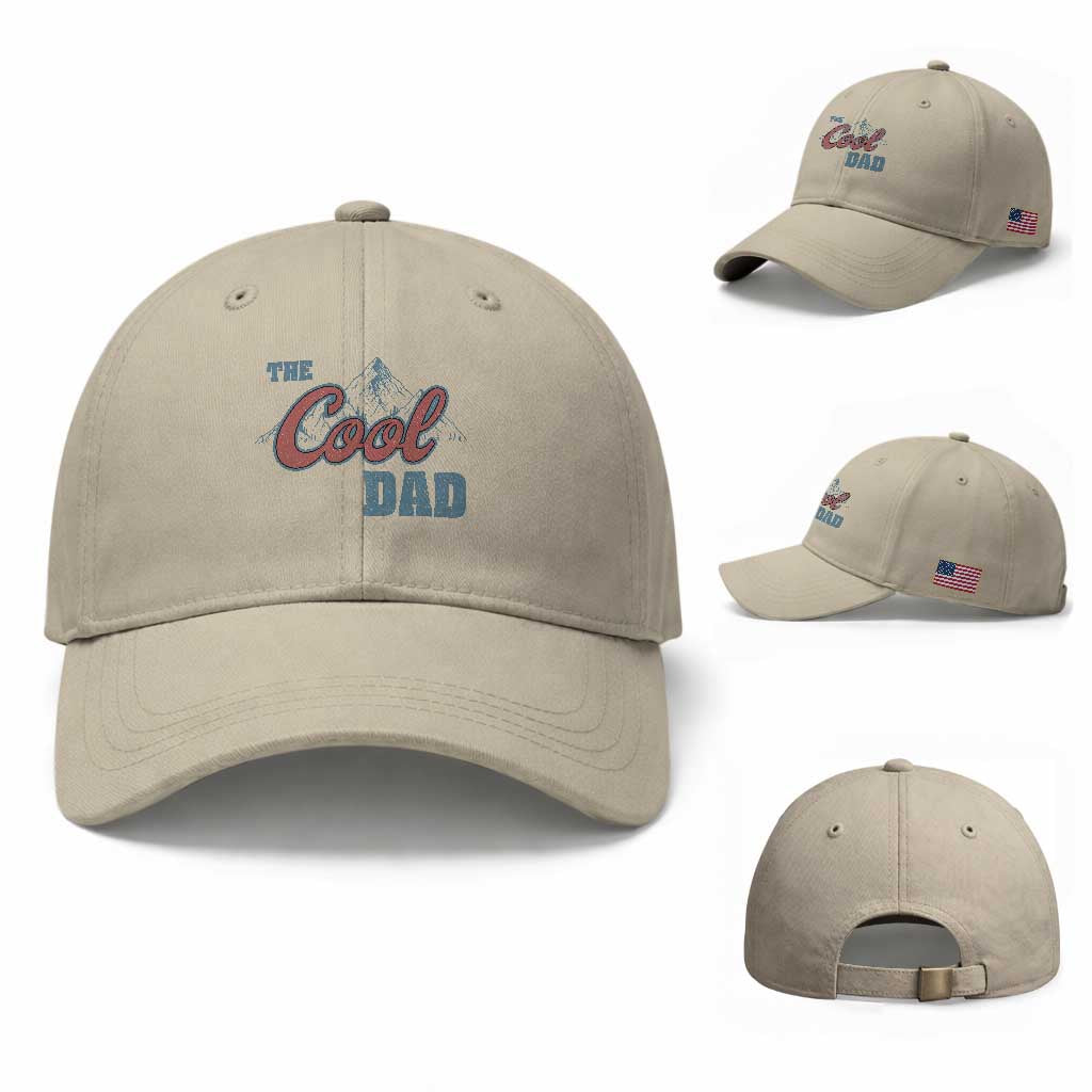 Cool Dad Baseball Cap Fathers Day Gifts TS10 Baseball Cap Universal Fit Beige Print Your Wear