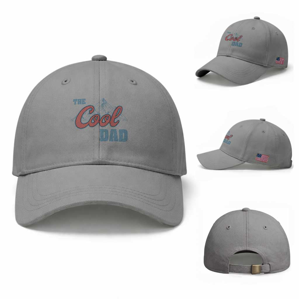 Cool Dad Baseball Cap Fathers Day Gifts TS10 Baseball Cap Universal Fit Sport Gray Print Your Wear