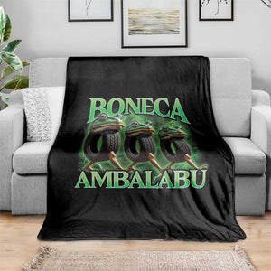 Boneca Ambalabu Frog Throw Blanket Funny Internet Brainrot Memes Gen Alpha TS10 Print Your Wear