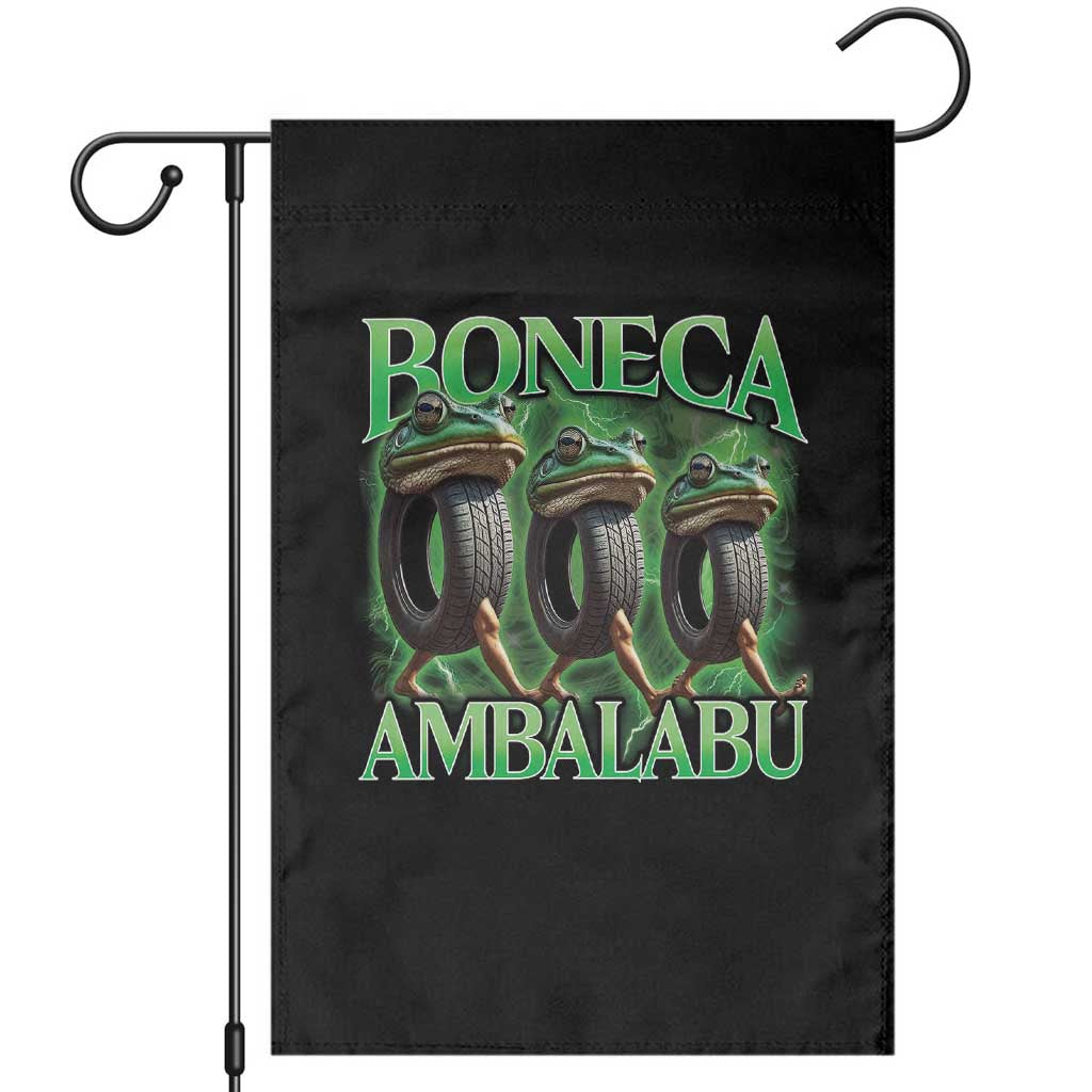 Boneca Ambalabu Frog Garden Flag Funny Internet Brainrot Memes Gen Alpha TS10 Black Print Your Wear