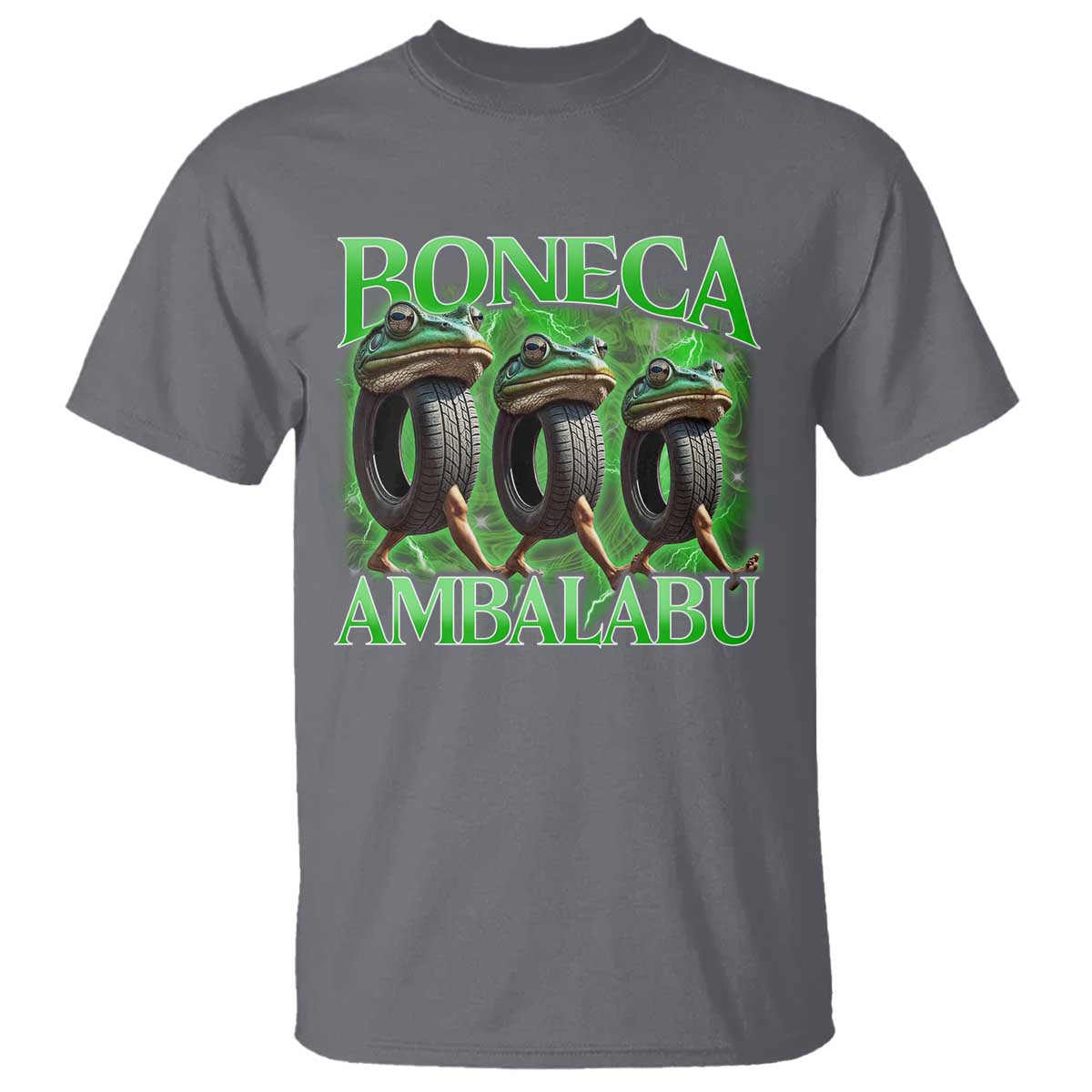 Boneca Ambalabu Frog T Shirt Funny Internet Brainrot Memes Gen Alpha TS10 Charcoal Print Your Wear