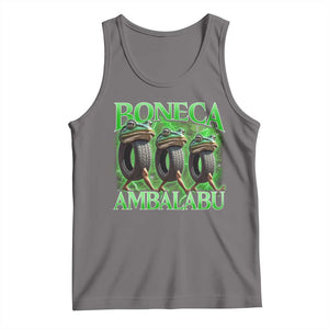 Boneca Ambalabu Frog Tank Top Funny Internet Brainrot Memes Gen Alpha TS10 Deep Heather Print Your Wear