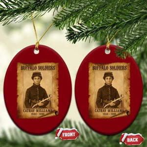 Cathay Williams Ceramic Ornament Buffalo Soldier First African American Female Soldier TS10 Print Your Wear