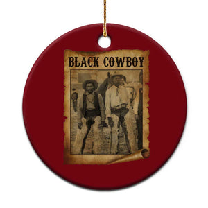 Black Cowboys Ceramic Ornament Vintage African American Western Black History TS10 1pc Red Print Your Wear