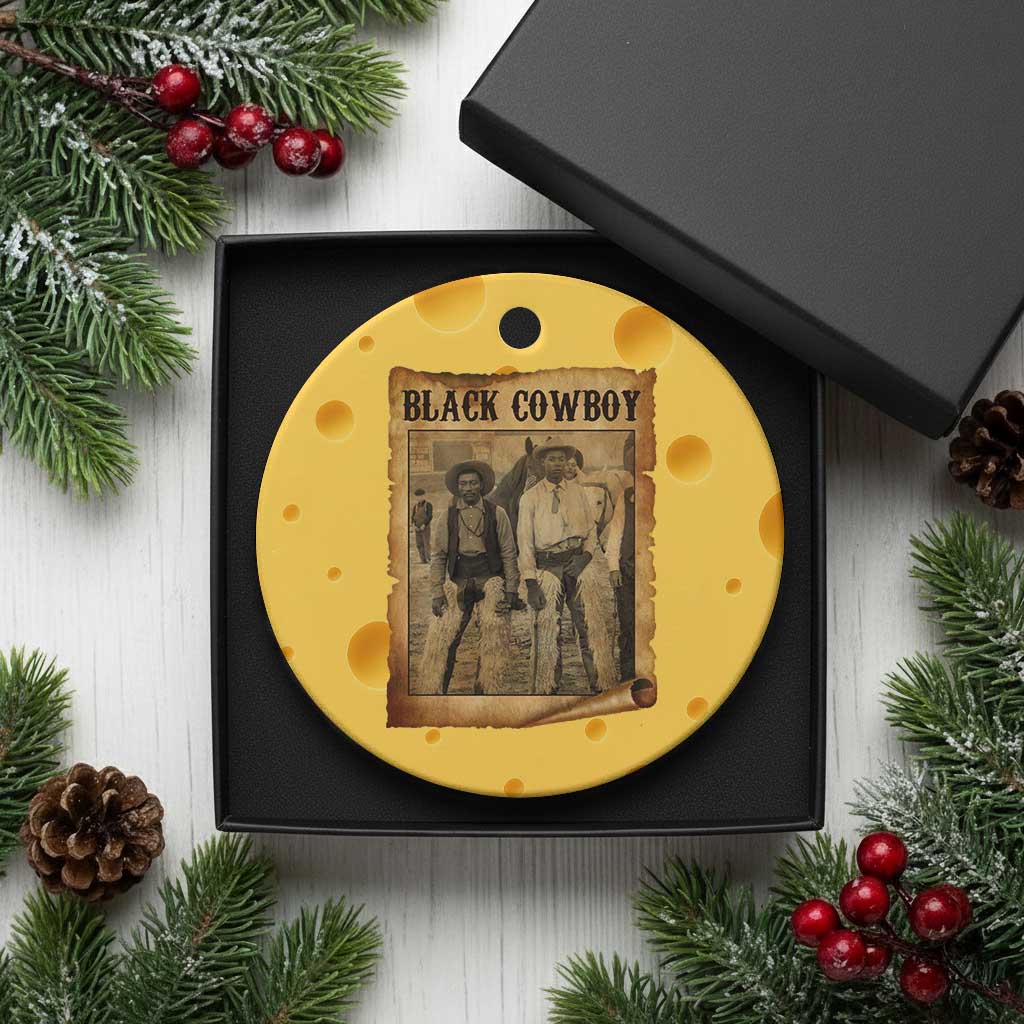 Black Cowboys Ceramic Ornament Vintage African American Western Black History TS10 1pc Yellow Cheese Print Your Wear