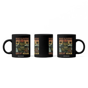 Retro Alligator Alcatraz Coffee Mug Funny Florida Everglades Dark Humor TS10 Print Your Wear