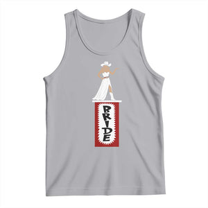 Bride Cowgirl Tank Top Western Rodeo Bachelorette Party Wedding TS10 Athletic Heather Print Your Wear