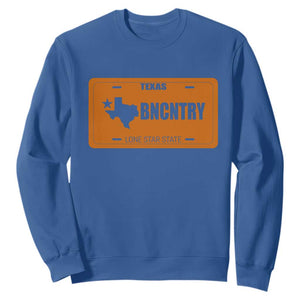 Texas Sweatshirt Lone Star State Western Cowboy BNCNTRY Country TS10 Royal Blue Print Your Wear