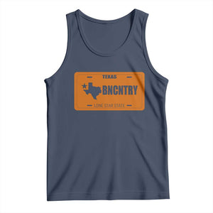 Texas Tank Top Lone Star State Western Cowboy BNCNTRY Country TS10 Navy Print Your Wear