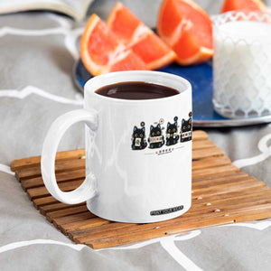 Black Cat Mahjong Lover Cute Graphic Coffee Mug TS10 Print Your Wear