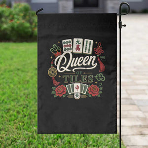 Mahjong Lovers Garden Flag Queen Of Tiles Game Night Graphic TS10 Print Your Wear