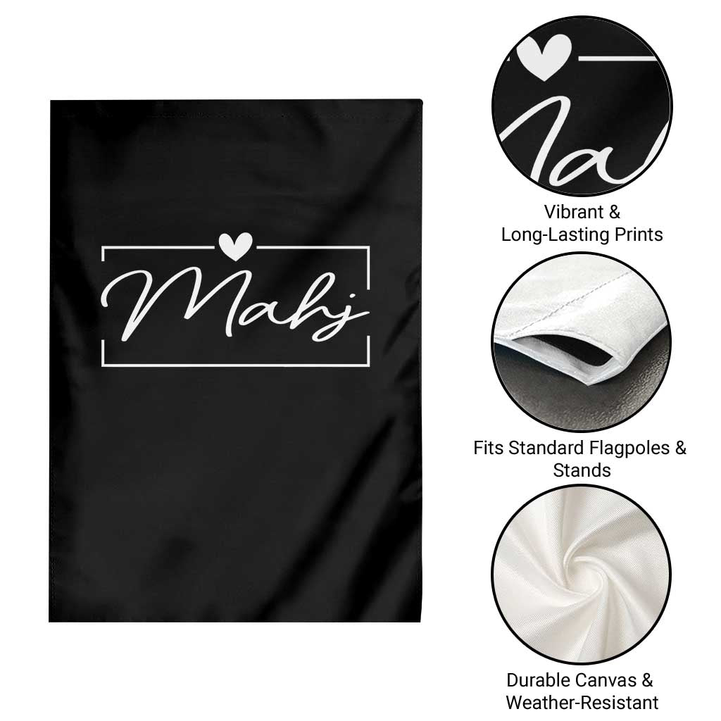 Mahjong Lovers Garden Flag Mah Jongg Game Night Graphic TS10 Print Your Wear