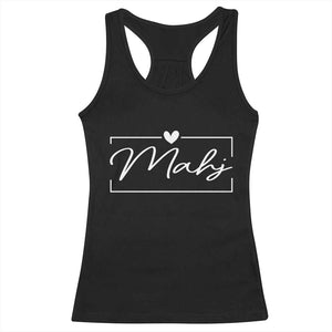Mahjong Lovers Racerback Tank Top Mah Jongg Game Night Graphic TS10 Black Print Your Wear