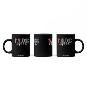 Mahjong Lovers Mahj Squad Coffee Mug Boho Pastel Cute Game Night Graphic TS10 Print Your Wear