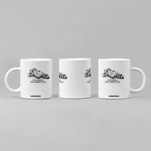 Funny Raccoon Mahjong Lovers Coffee Mug Discarded The Wrong Tile TS10 Print Your Wear