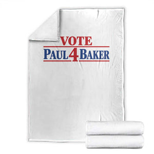 Paul Baker Support Throw Blanket Retro Patriotic