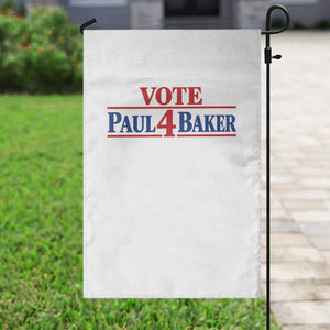 Paul Baker Support Garden Flag Retro Patriotic