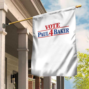 Paul Baker Support Garden Flag Retro Patriotic