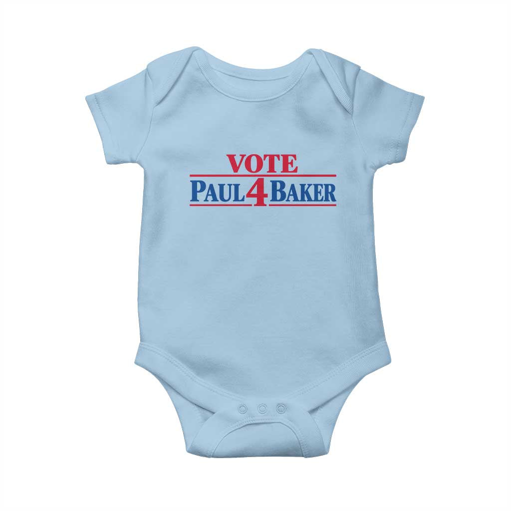 Paul Baker Support Baby Onesie Retro Patriotic