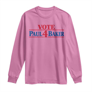 Paul Baker Support Long Sleeve Shirt Retro Patriotic