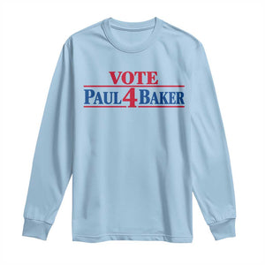 Paul Baker Support Long Sleeve Shirt Retro Patriotic