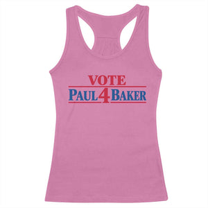 Paul Baker Support Racerback Tank Top Retro Patriotic