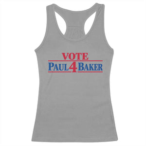 Paul Baker Support Racerback Tank Top Retro Patriotic
