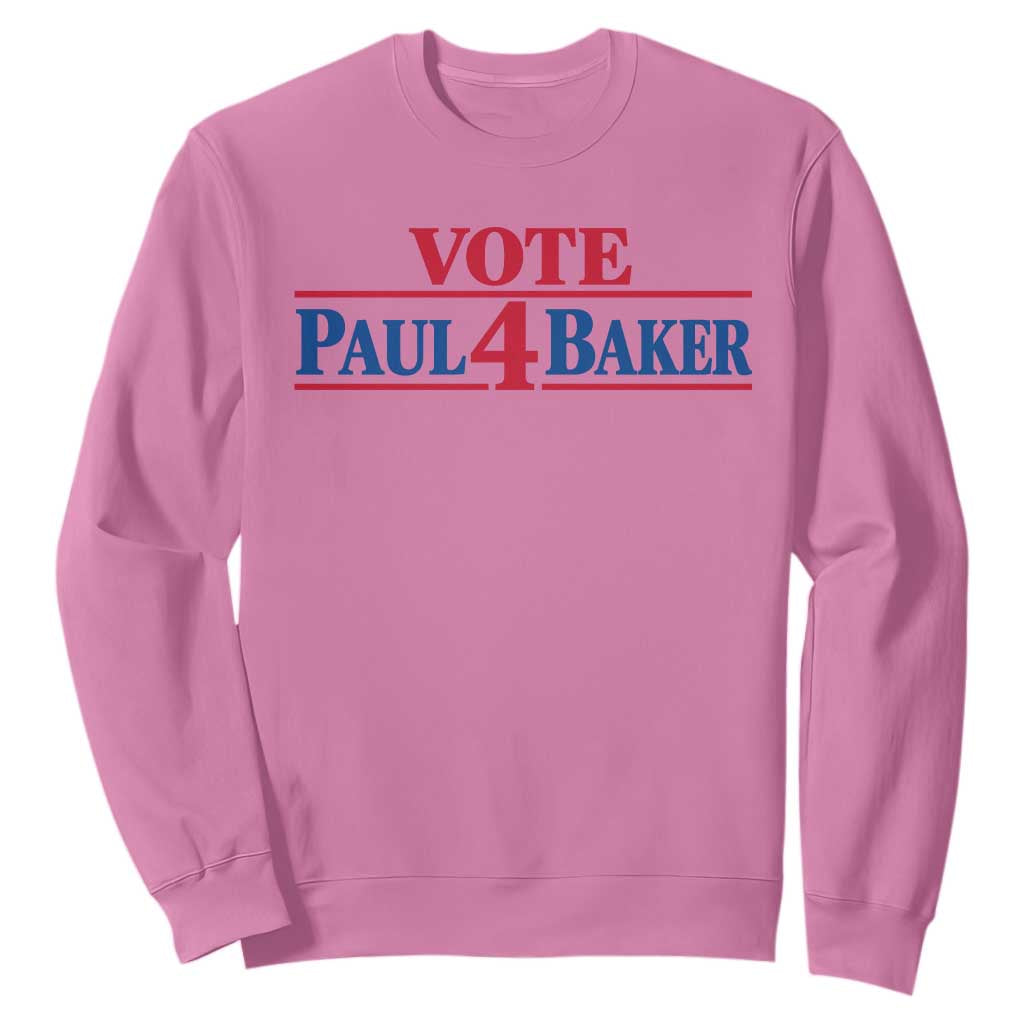 Paul Baker Support Sweatshirt Retro Patriotic