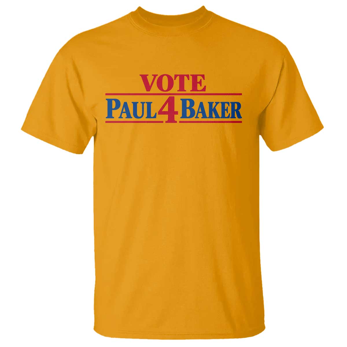 Paul Baker Support T Shirt Retro Patriotic
