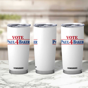 Paul Baker Support Tumbler Cup Retro Patriotic