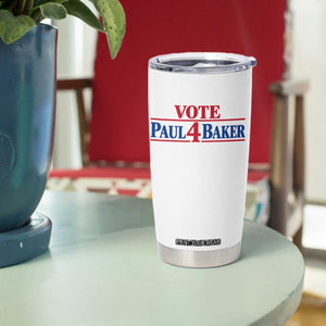 Paul Baker Support Tumbler Cup Retro Patriotic
