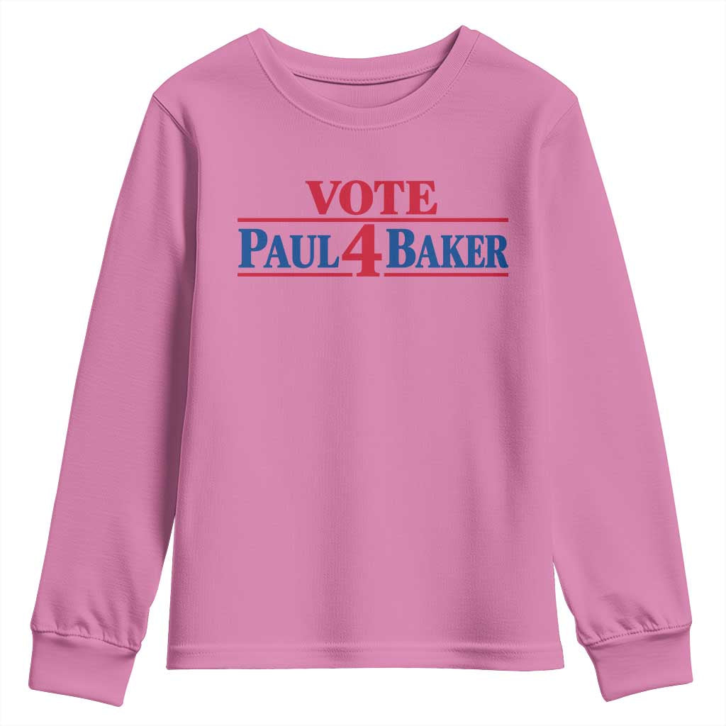 Paul Baker Support Youth Sweatshirt Retro Patriotic