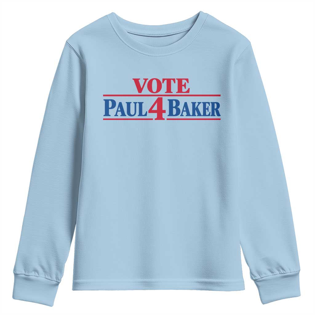 Paul Baker Support Youth Sweatshirt Retro Patriotic