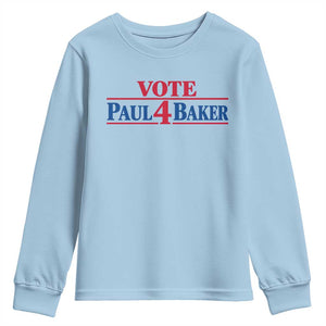 Paul Baker Support Youth Sweatshirt Retro Patriotic