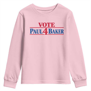 Paul Baker Support Youth Sweatshirt Retro Patriotic
