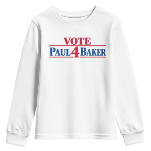 Paul Baker Support Youth Sweatshirt Retro Patriotic
