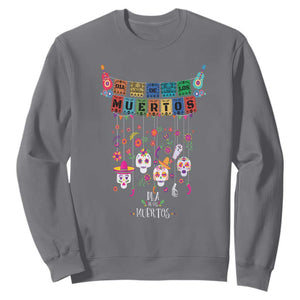 Dia De Los Muertos Funny Day Of The Dead Sweatshirt Hanging Sugar Skull Skulls Halloween TS10 Charcoal Print Your Wear