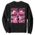 Football Pink Out Breast Cancer Awareness Sweatshirt Coquette Football TS10 Black Print Your Wear