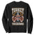 Thanksgiving Turkey And Touchdowns Football Sweatshirt Game Day TS10 Black Print Your Wear