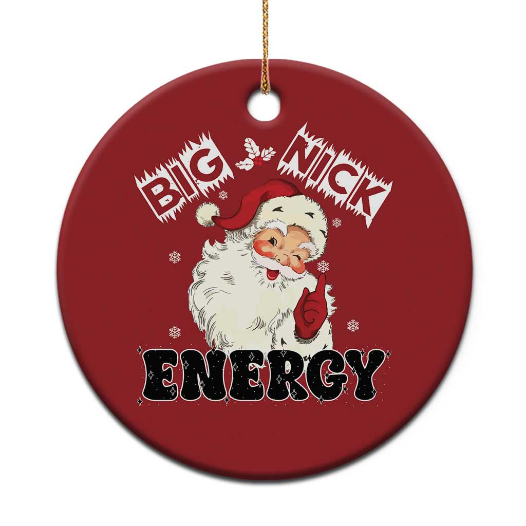 Santa Christmas Ornament Big Nick Energy Vintage Holiday TS10 Print Your Wear