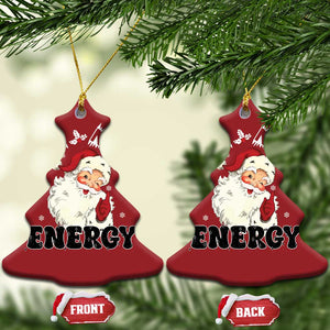 Santa Christmas Ornament Big Nick Energy Vintage Holiday TS10 Christmas Tree Red Print Your Wear