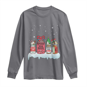 Nurse Christmas Long Sleeve Shirt Funny Nursing Nurse RN LPN NP Doctor Nicu TS10 Charcoal Print Your Wear