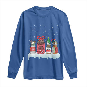 Nurse Christmas Long Sleeve Shirt Funny Nursing Nurse RN LPN NP Doctor Nicu TS10 Royal Blue Print Your Wear