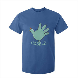 Thanksgiving Nurse Turkey T Shirt For Kid Turkey Glove Cute Thanksgiving Thankful Nurse Medical Assistant TS10 Royal Blue Print Your Wear