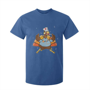 Thanksgiving Nurse Turkey T Shirt For Kid Funny Nursing Student Gift Thankful Nurse Medical Assistant TS10 Royal Blue Print Your Wear