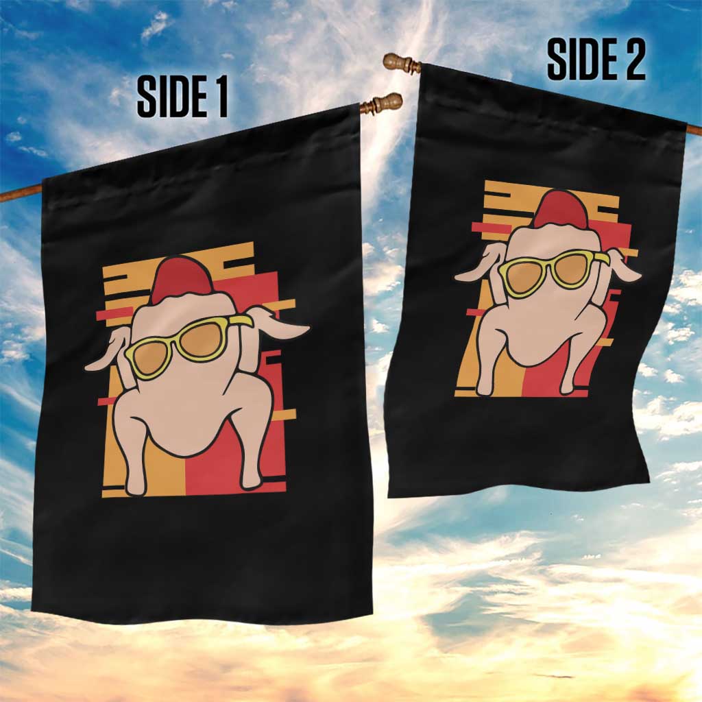 Turkey Thanksgiving Garden Flag Funny Fall TS10 Print Your Wear