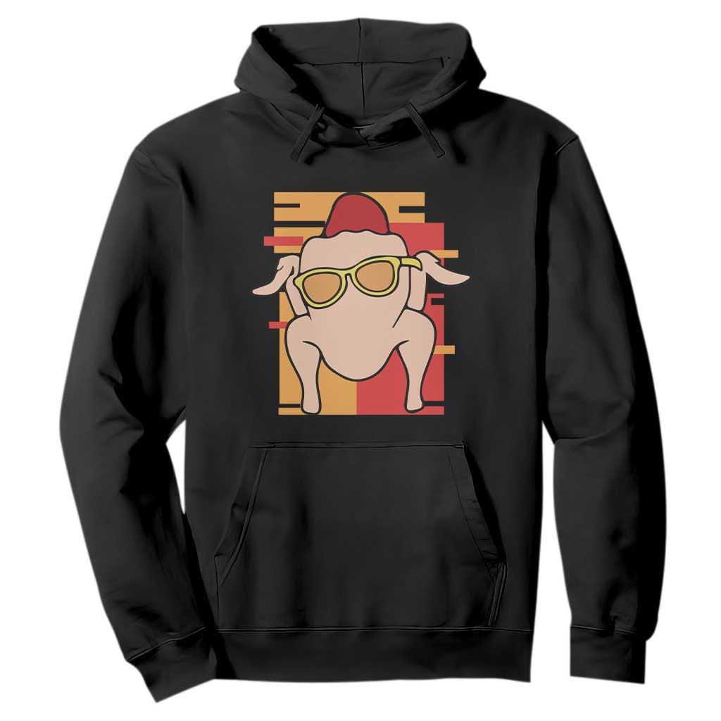 Turkey Thanksgiving Hoodie Funny Fall TS10 Black Print Your Wear