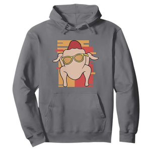 Turkey Thanksgiving Hoodie Funny Fall TS10 Charcoal Print Your Wear