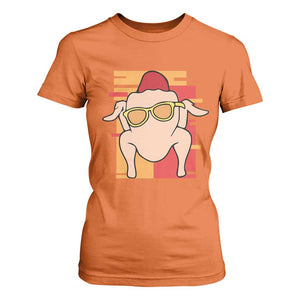 Turkey Thanksgiving T Shirt For Women Funny Fall TS10 Orange Print Your Wear