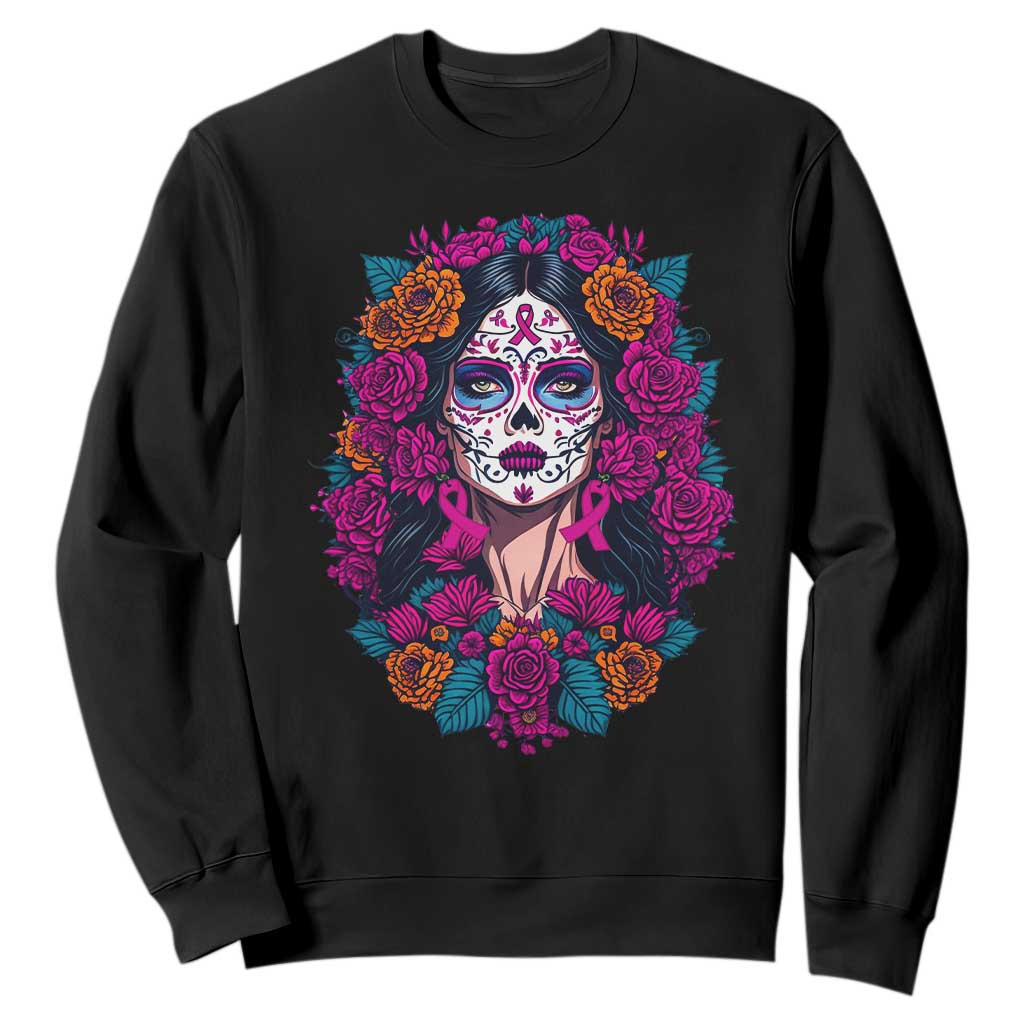 Dia De Los Muertos Catrina Day Of The Dead Sugar Skull Sweatshirt TS10 Black Print Your Wear